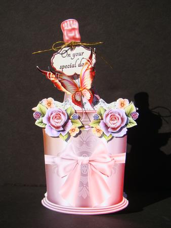 Shape Card Icebucket Butterfly by Beverly Carmichael