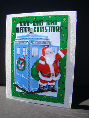 Who Who! Who's! for Presents Santa in Tardis by Beverly Carmichael