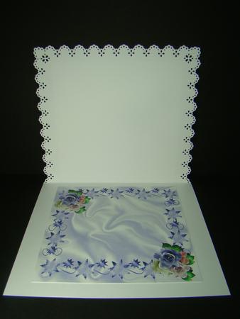 Pretty Pink/lilac Roses 8x8 Insert by Beverly Carmichael