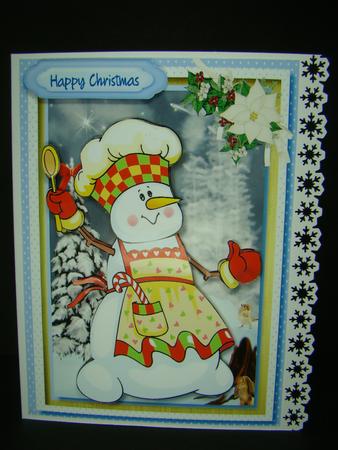 Mr Snowman the Christmas Cook  by Beverly Carmichael