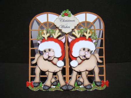 Christmas Reindeer Mini Kit by Beverly Carmichael