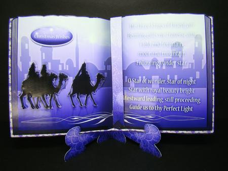 Star of Wonder Open Book Quoick Card Kit by Beverly Carmichael