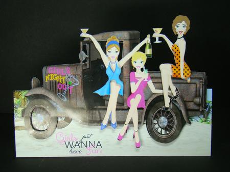Standup - Girls Just Wanna Have Fun #2 by Beverly Carmichael