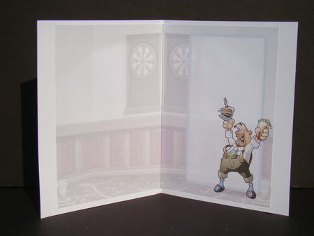 Goatee Beer and Cake Dude Insert by Beverly Carmichael