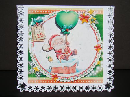 8x8 Santa Says Yep I Have My Ways Mini Kit by Beverly Carmichael