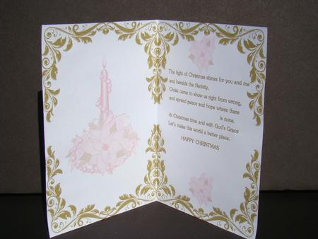 Insert for Light of Christmas by Beverly Carmichael
