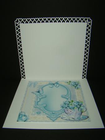 Insert to Compliment Baby Boy Cup of Roses by Beverly Carmichael