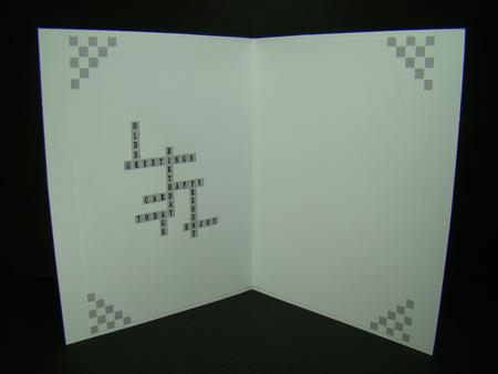 Unisex Crossword Insert by Beverly Carmichael
