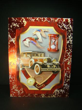 Male Card Plaque 2 by Beverly Carmichael