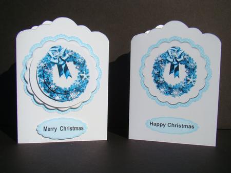 Christmas Wreath 4 2 in 1 Mini Kit by Beverly Carmichael