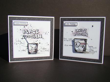 Cocktail Recipe-black & White Russian by Beverly Carmichael