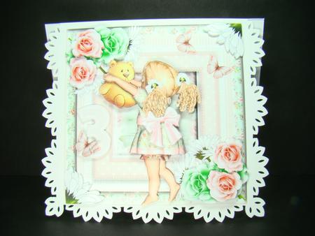 Dancing with My Best Friend Card Front Kit by Beverly Carmichael
