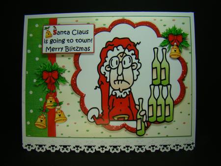 Gus Merry Blitzmas Quick Card by Beverly Carmichael