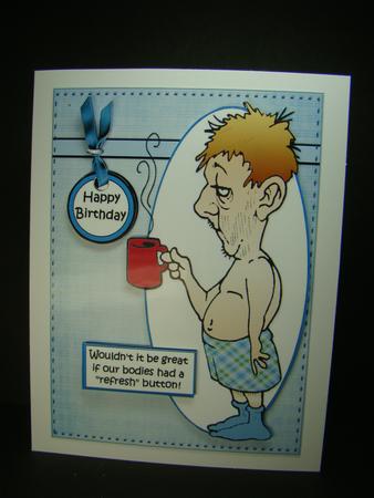 Bert Wants a Refresh Button Quick Card by Beverly Carmichael