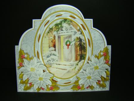 Snow Door Shaped Over 3D Mini Card Kit by Beverly Carmichael