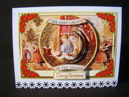 Compliments of the Season Card Front by Beverly Carmichael
