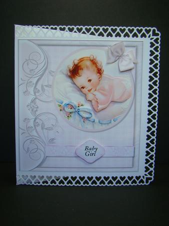 Sweet Baby Girl 8x8 by Beverly Carmichael
