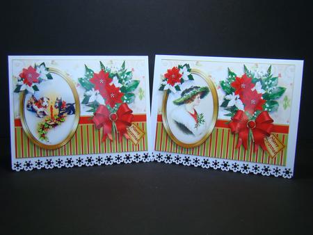 Christmas Portrait with Choice of Vintage Portrait Mini Kit by Beverly Carmichael