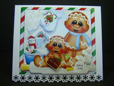 Cookies Christmas Baking Topper with Decoupage by Beverly Carmichael
