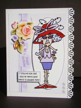Stella is Retro and Hot Quick Card by Beverly Carmichael