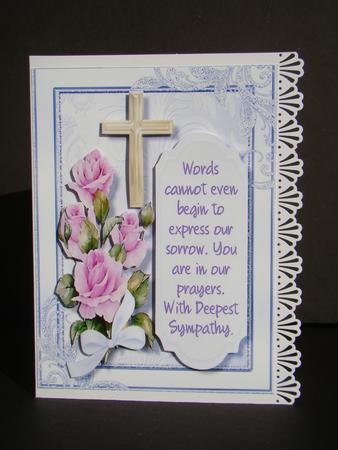 Sympathy , You Are on Our Thoughts by Beverly Carmichael
