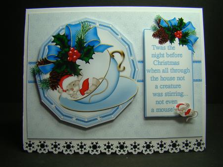 Twas the Night Before Christmas Quick Card by Beverly Carmichael
