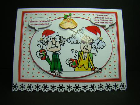 Stalla and Gus and Their Christmas Relations Quick Card by Beverly Carmichael