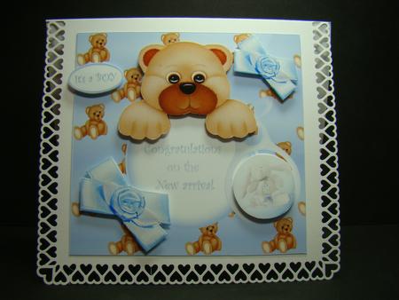 New Baby Boy Ted by Beverly Carmichael