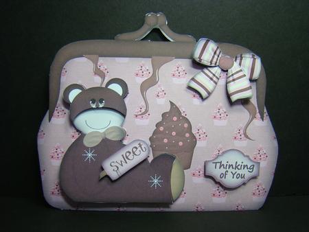 Sweet Bear Wallet Mk by Beverly Carmichael