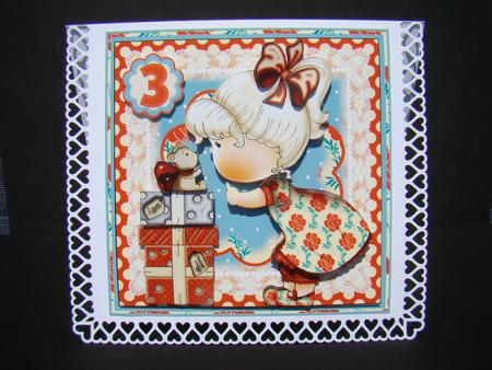 Hello Ted Card Front Kit by Beverly Carmichael