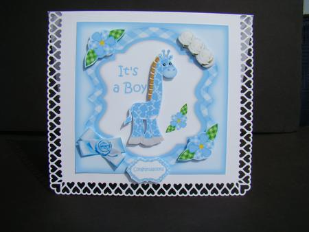 Blue Giraffe by Beverly Carmichael