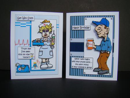 Selection Mixed Humourous Toppers Bumper Kit by Beverly Carmichael