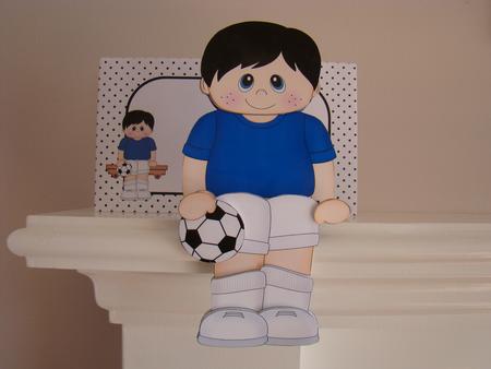 3D on the Shelf Card Kit - Little Footballer Jacob by Beverly Carmichael