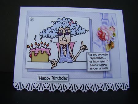 Stella Has a Twinkle in Her Wrinkle Quick Card by Beverly Carmichael