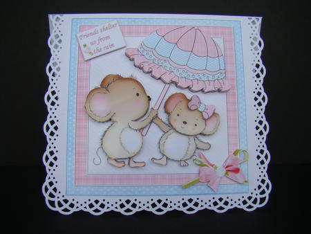 8x8 Friends Shelter Us from the Rain 2 Mini Kit by Beverly Carmichael