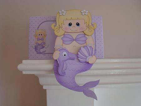 3D on the Shelf Card Kit - Little Mermaid Nixie by Beverly Carmichael