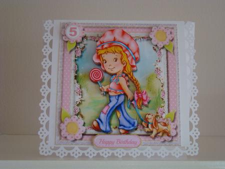 8x8 Mini Kit Lolly and Her Pet  by Beverly Carmichael