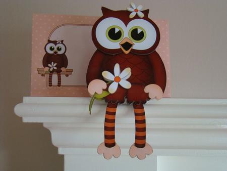 3D on the Shelf Card Kit - Little Hoot Owl by Beverly Carmichael