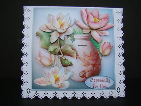 Lotus Money Pot Card Mini Kit by Beverly Carmichael