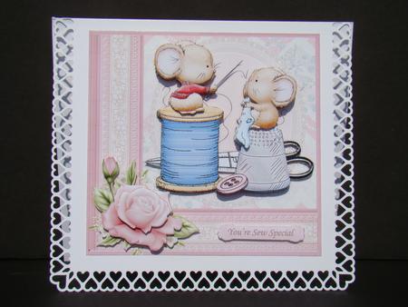Stitched for You 8x8 Mini Kit & Decoupage by Beverly Carmichael