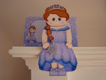 3D on the Shelf Card Kit - Little Ice Princess Kay by Beverly Carmichael