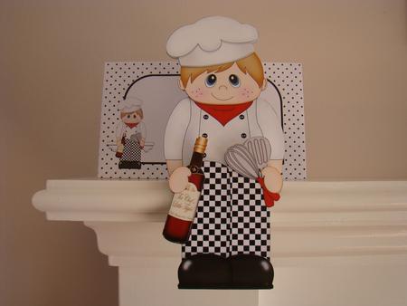 3D on the Shelf Card Kit - Little Chef Jed by Beverly Carmichael