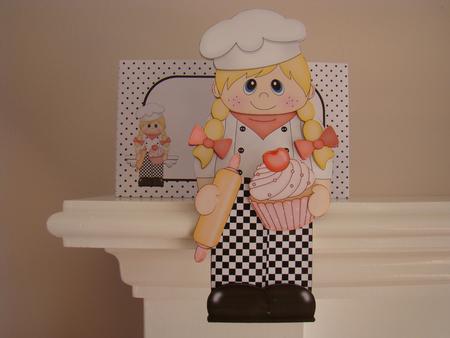 3D on the Shelf Card Kit - Little Baker Joy by Beverly Carmichael
