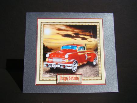 A Red Classic Car Topper by Beverly Carmichael