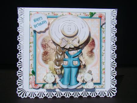 Daydreaming Izzy Card Front Kit by Beverly Carmichael