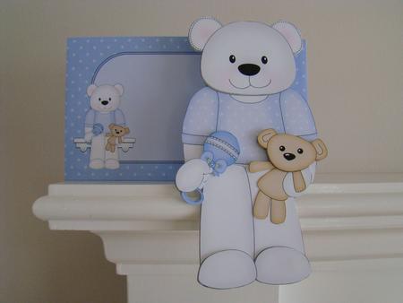 3D on the Shelf Card Kit - Bobbi Baby Bear by Beverly Carmichael