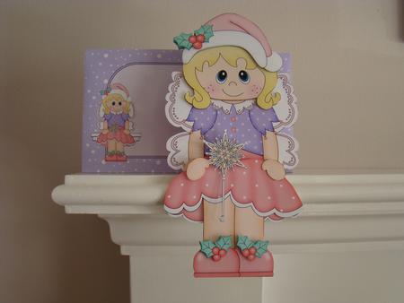 3D on the Shelf Card Kit - Little Christmas Fairy by Beverly Carmichael