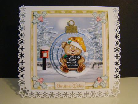 Golden Beary Topper by Beverly Carmichael