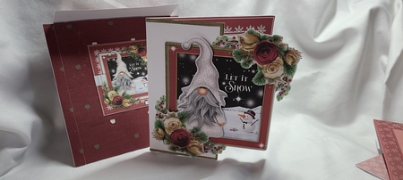 Christmas Gnomes7 Mini Card Kit by Beverly Johnston