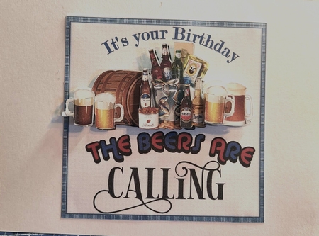 Birthday Beer double easel mini kit Featured Gallery Photo